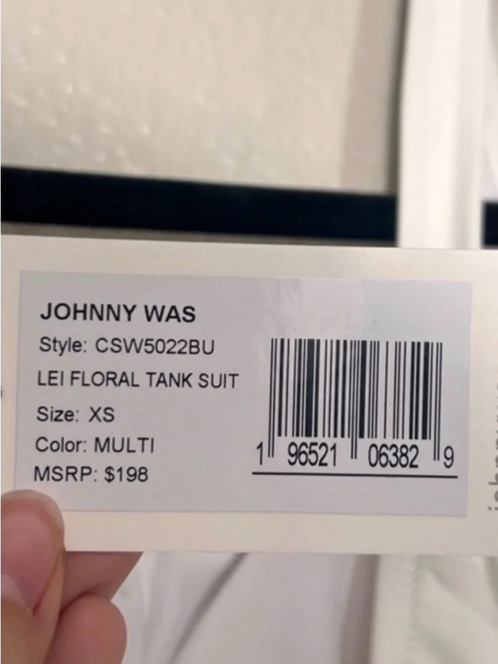 JOHNNY WAS LEI TANK SUIT One-Piece Swimsuit